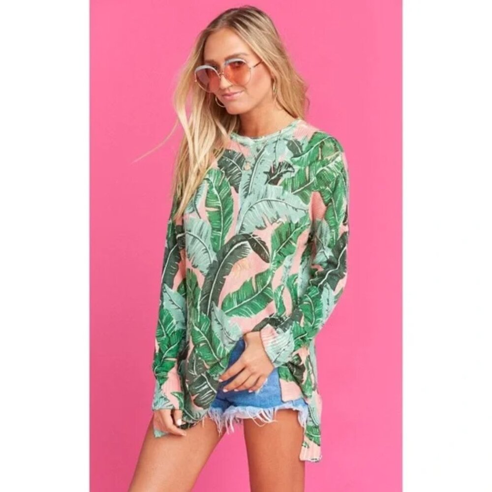 Mumu X Barbie Beverly Barbie Knit Bonfire Sweater